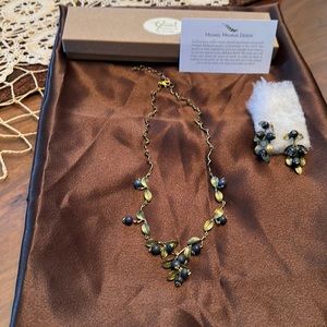 Michael Michaud necklace and earring set